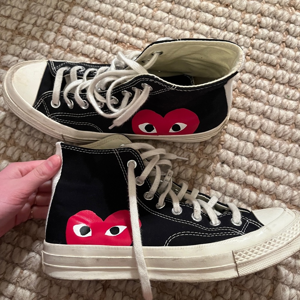 Comme des garcon black converse